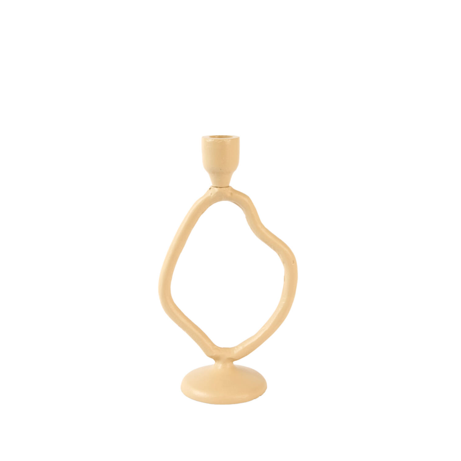 Candle stick 14x9x25,5 cm JEZRA sand