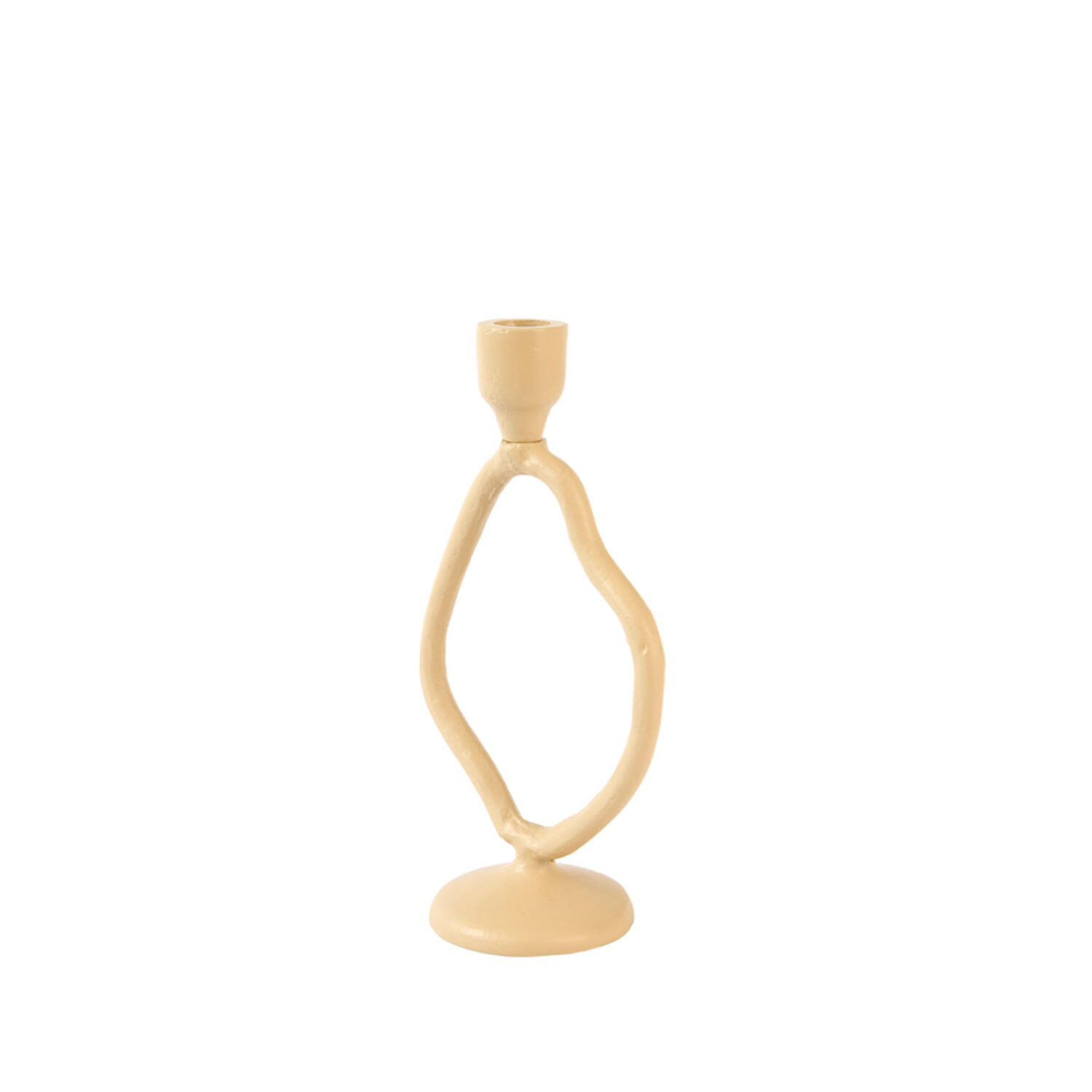 Candle stick 14x9x25,5 cm JEZRA sand