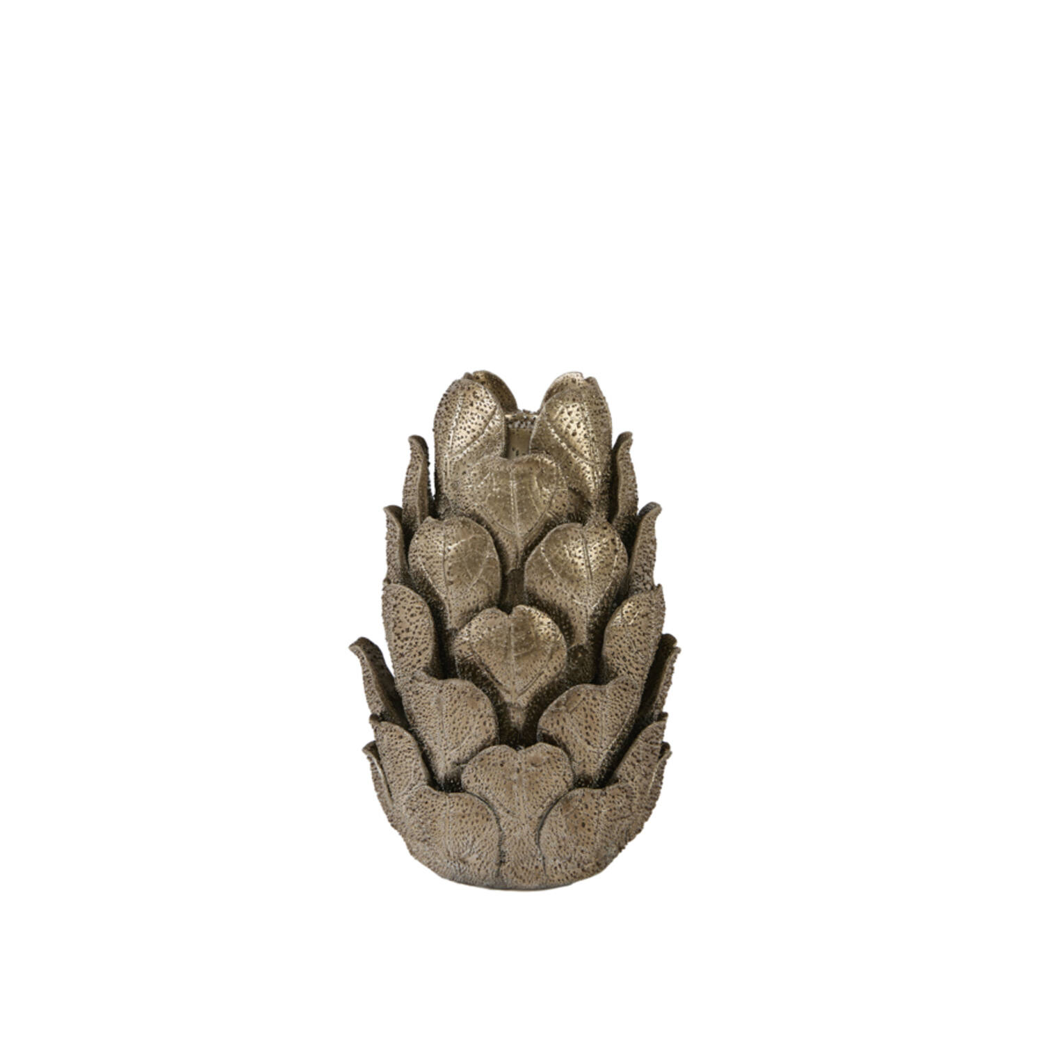 Candle stick Ø13x21 cm CYNARA porcelain bronze