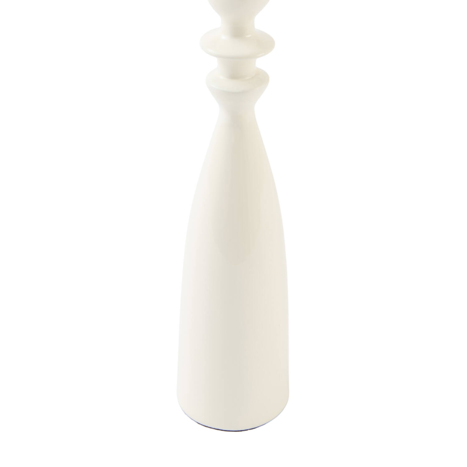 Candle stick Ø5,5x26 cm MELVE shiny cream