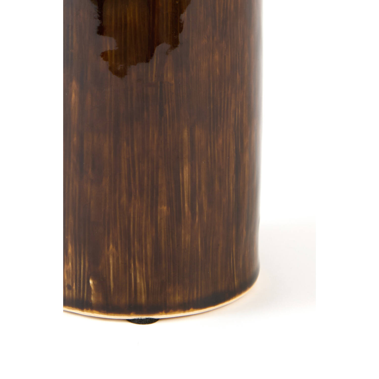 Candle stick Ø11,5x29,5 cm CEROU ceramics dark brown