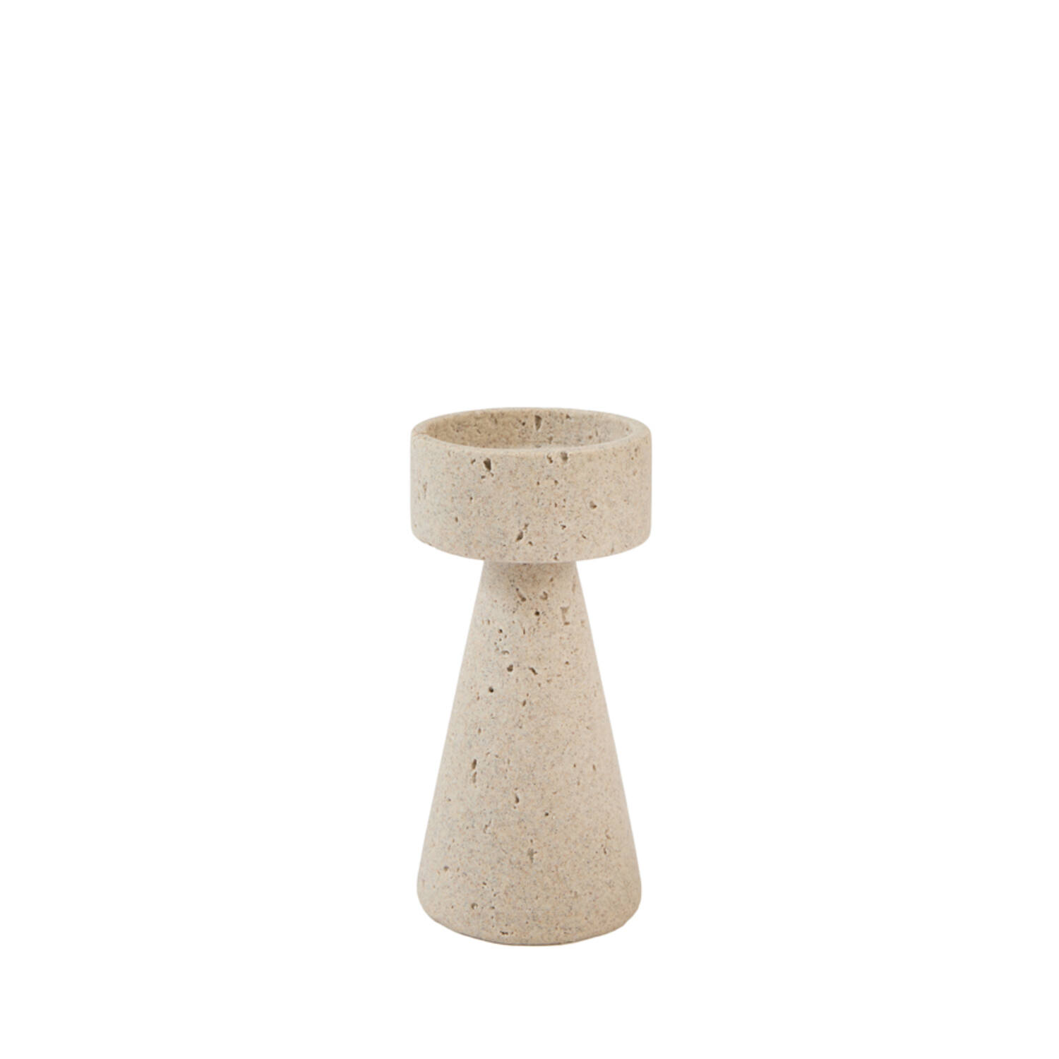 Candle stick Ø9,5x20 cm MALOPI sand