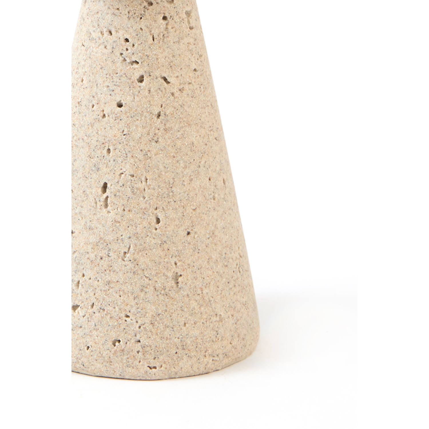 Candle stick Ø9,5x20 cm MALOPI sand