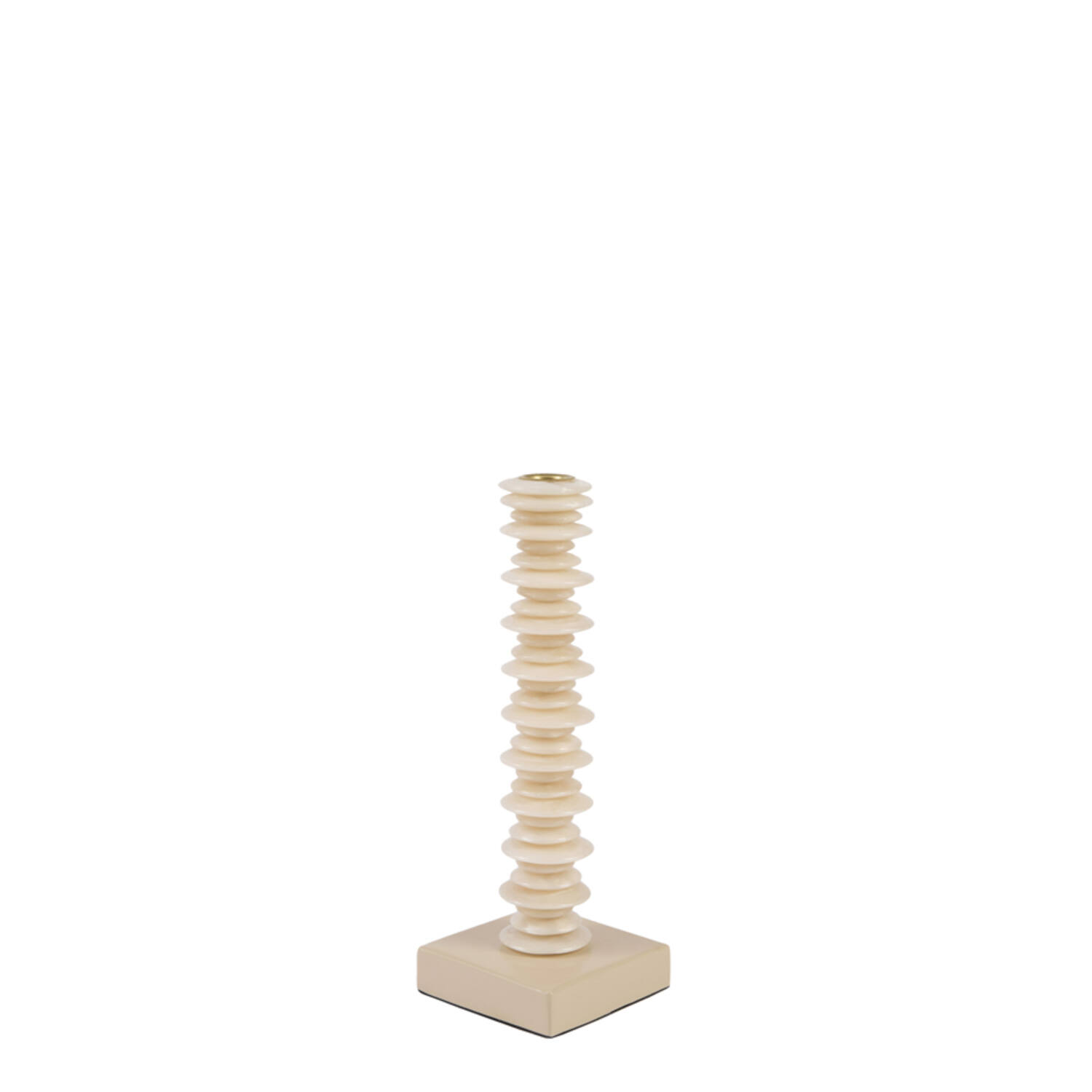 Candle stick 10x10x27 cm OMINO sand