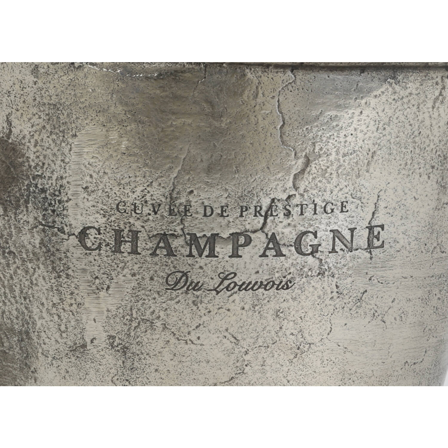 Grande Taille Seau A Champagne Grand Format (5-6 Bouteilles) 40 Cm - Inox - La Cave Vasque Champagne