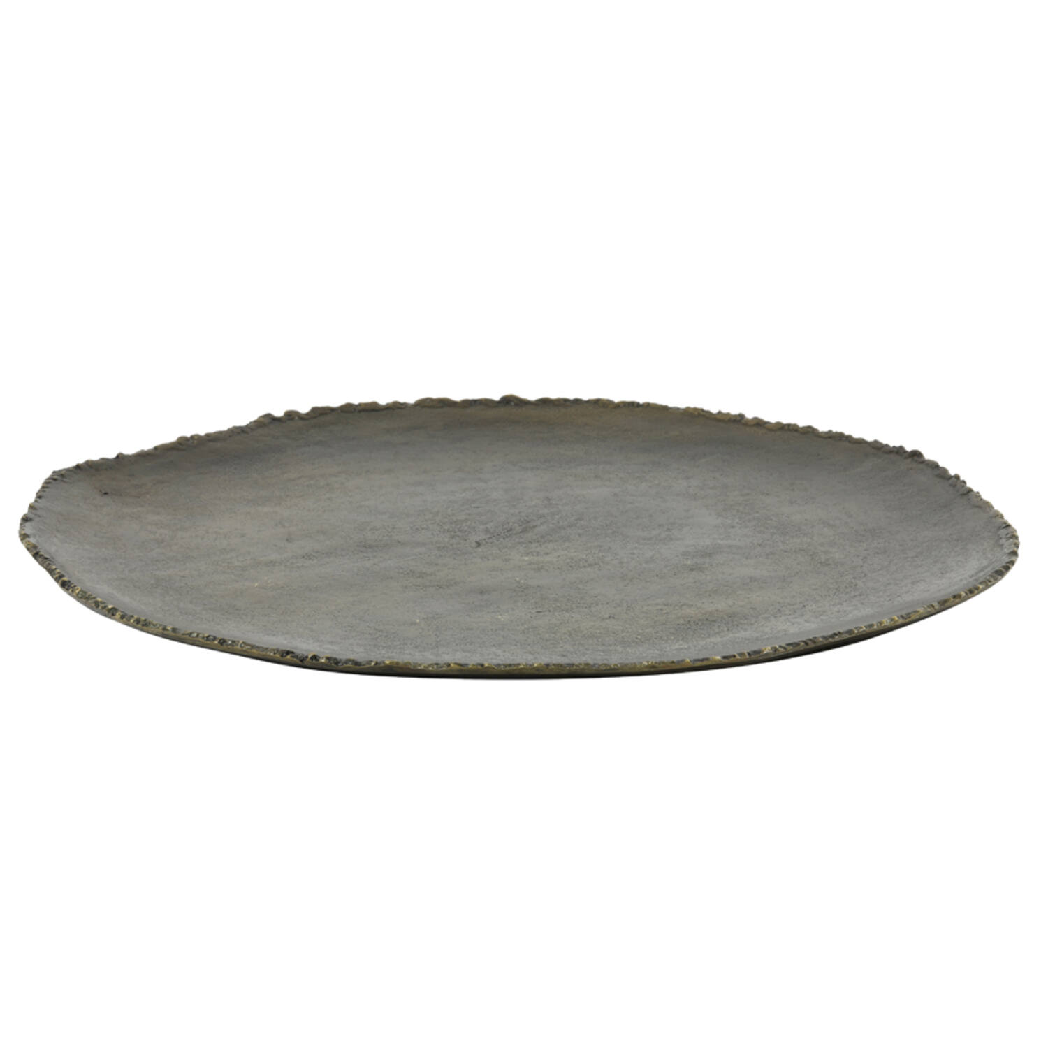 Schaal 52x51x2,5 cm XIBOR antiek brons