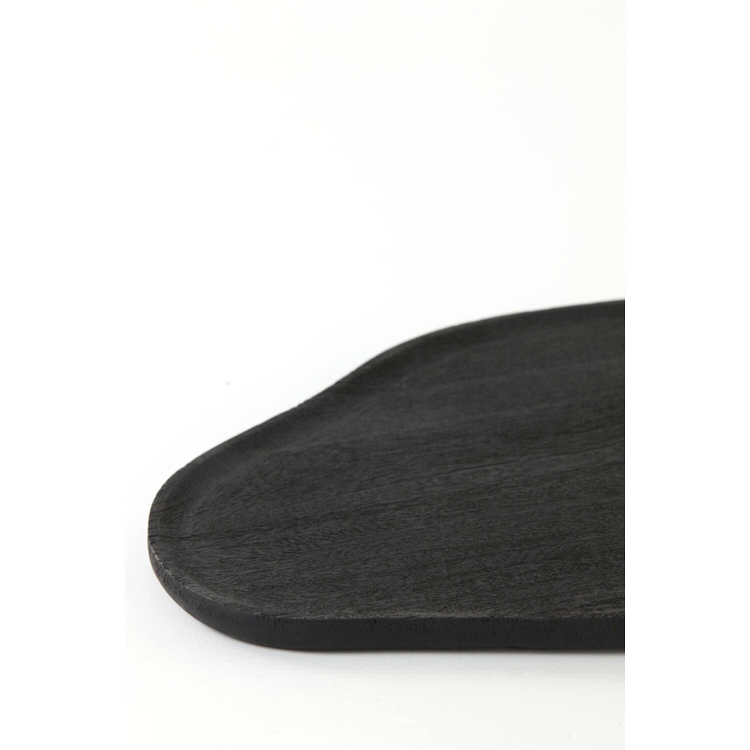 Dish 40x30x1,5 cm RONIA acacia wood matt black