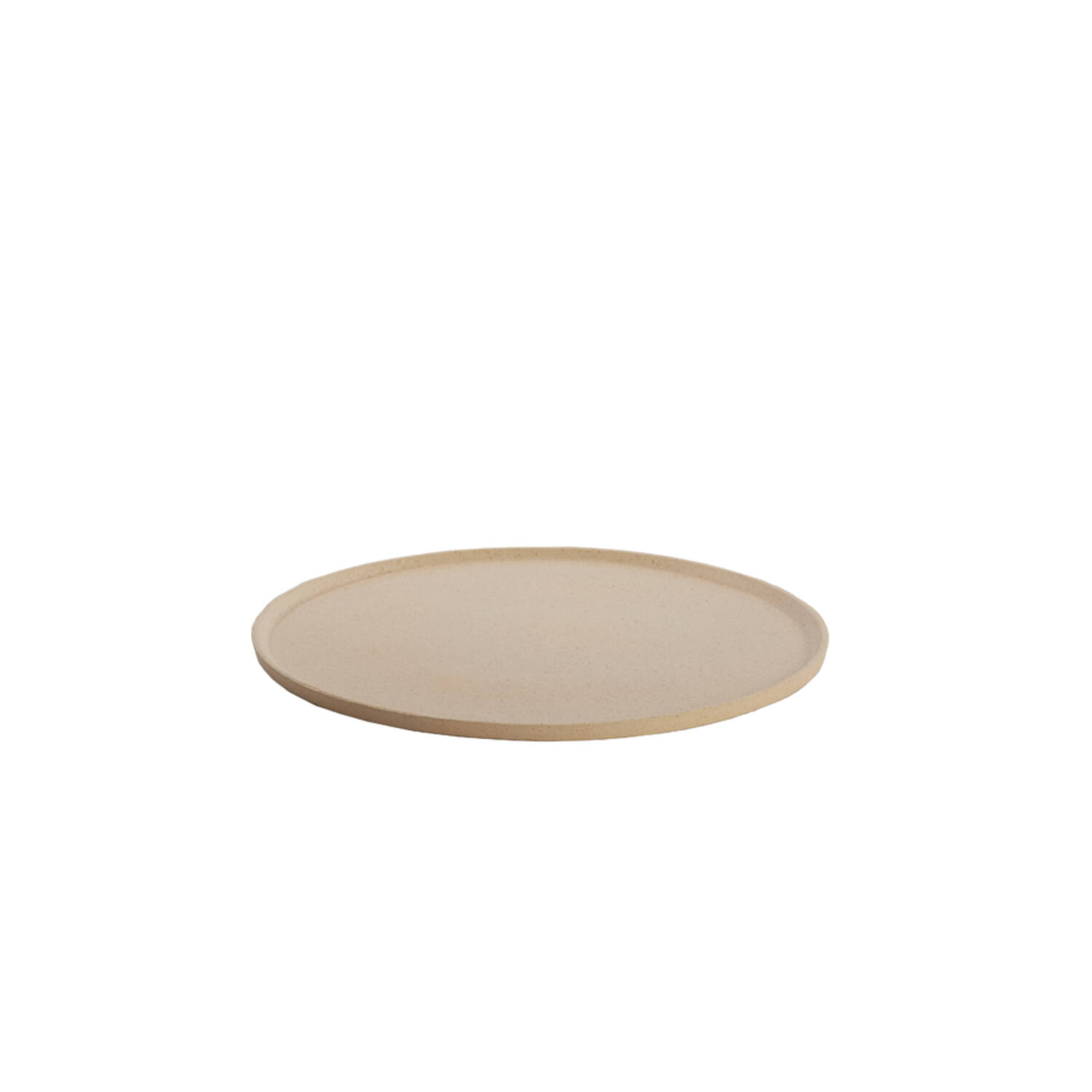 Schaal Ø40x1,5 cm MAES zand+licht bruin gespikkeld