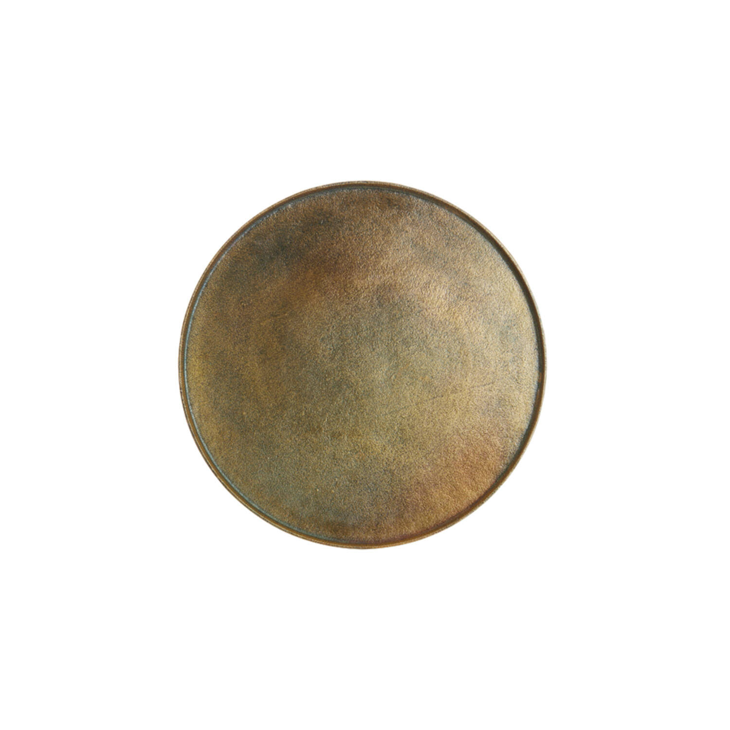 Schaal Ø50x1,5 cm MAES antiek brons