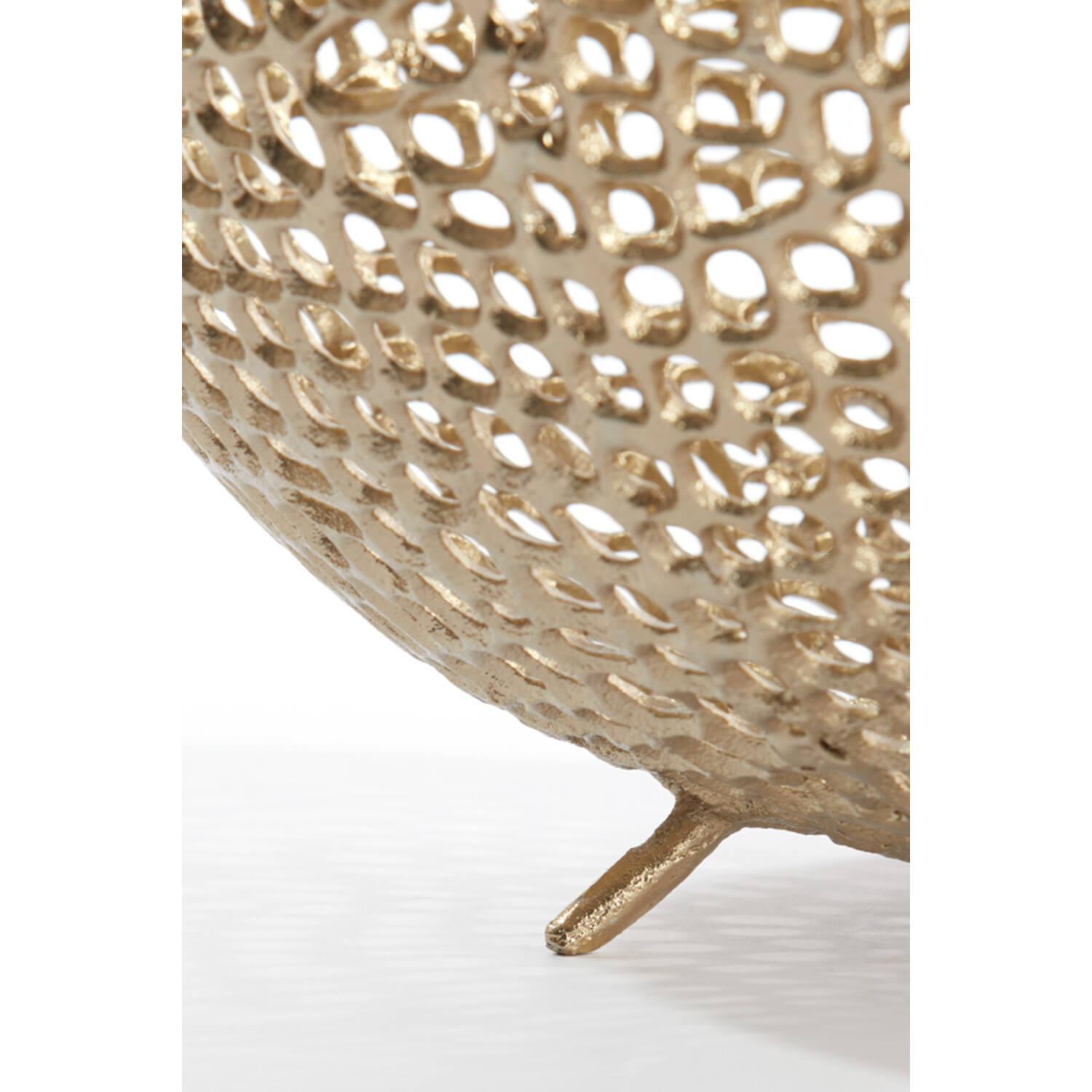 Schaal Ø38x16 cm MURCIA antiek goud