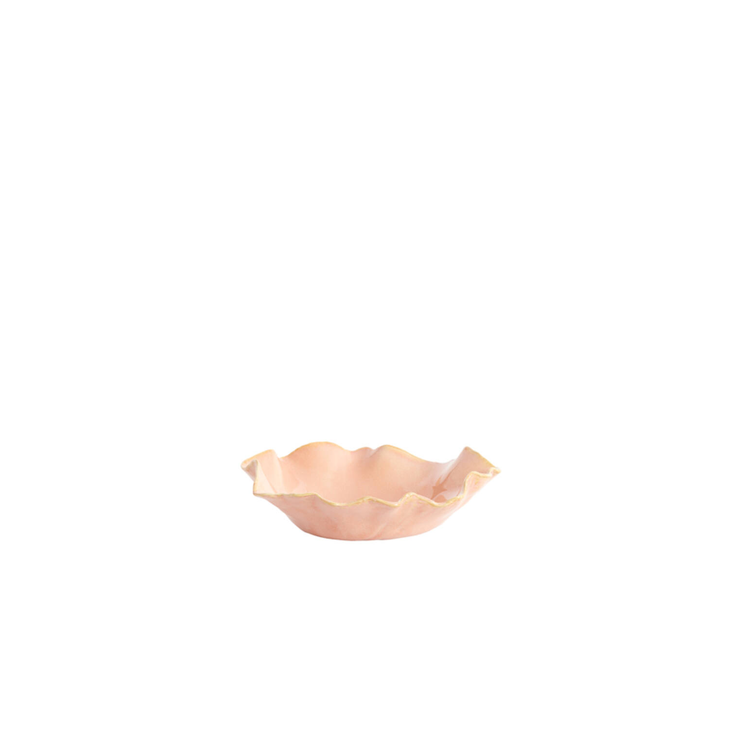Dish 21,5x18,5x6,5 cm BANDA ceramics pink