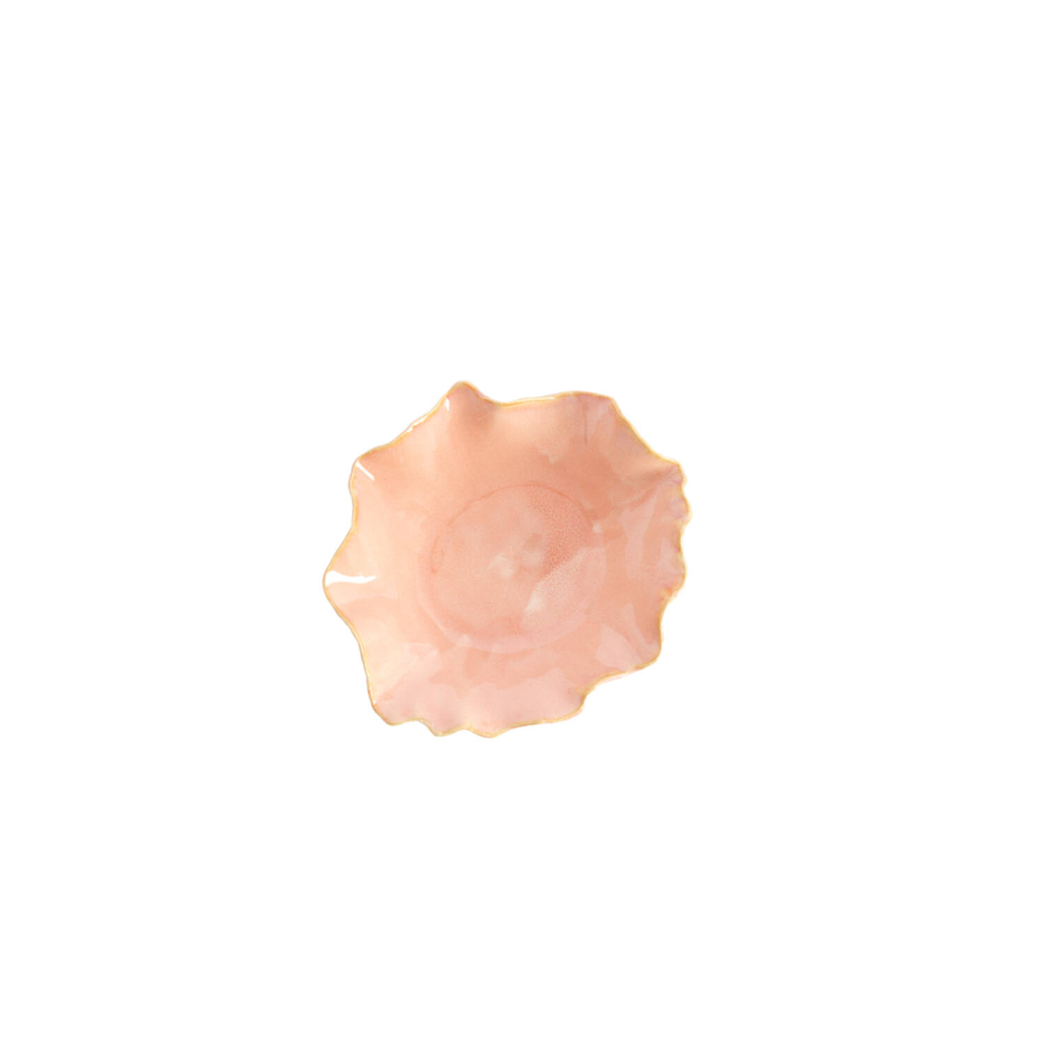 Dish 21,5x18,5x6,5 cm BANDA ceramics pink