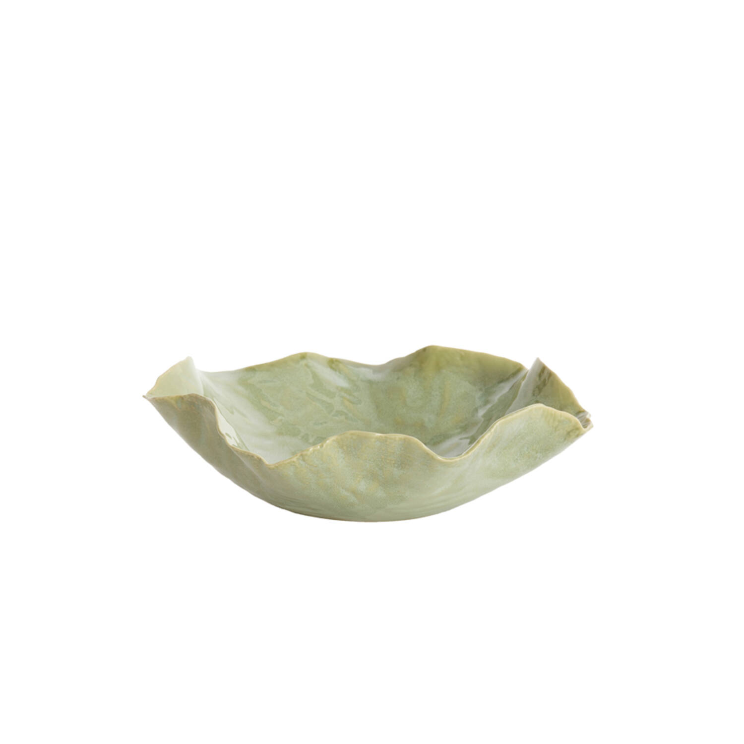Dish 34x31x11 cm BANDA ceramics mint green