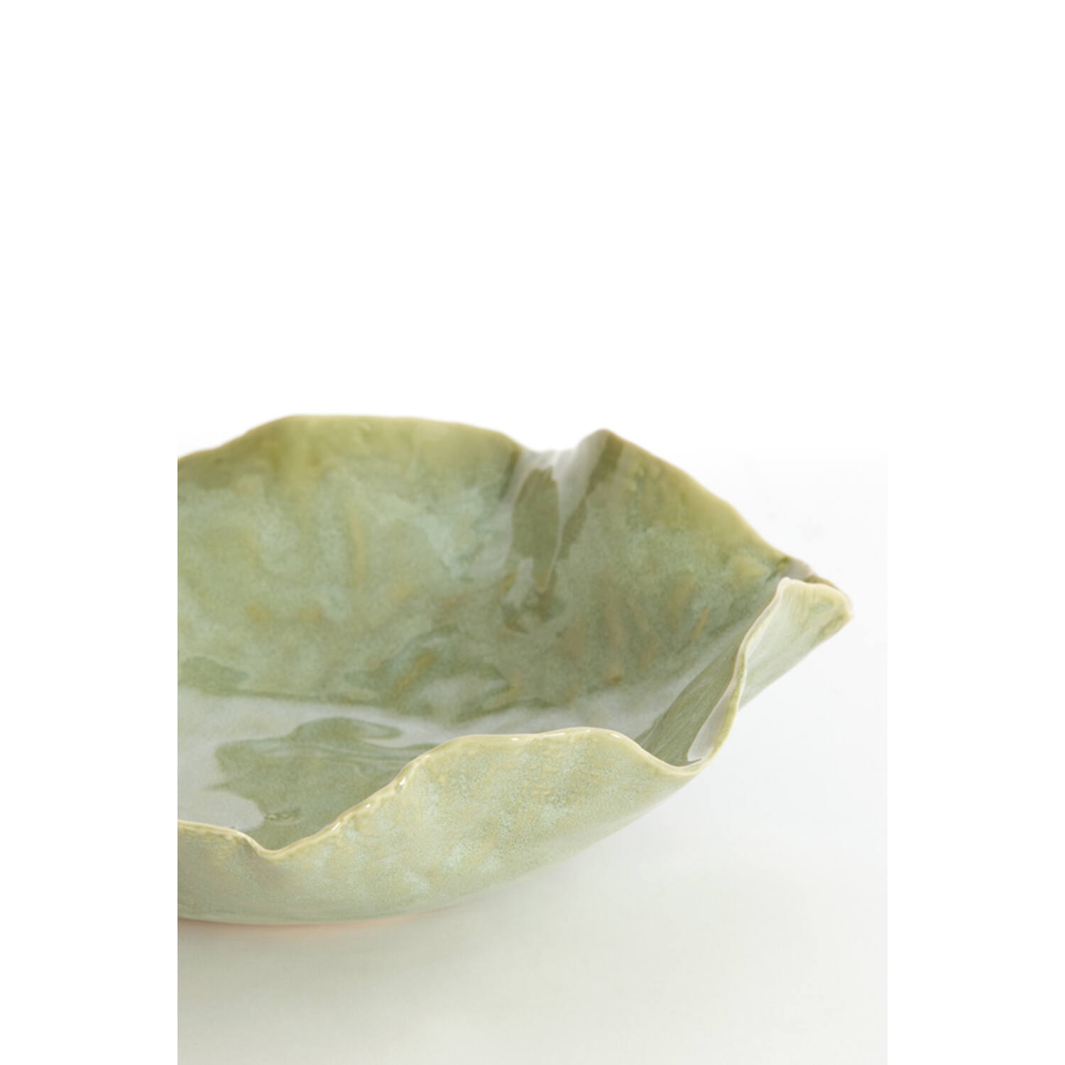 Dish 34x31x11 cm BANDA ceramics mint green
