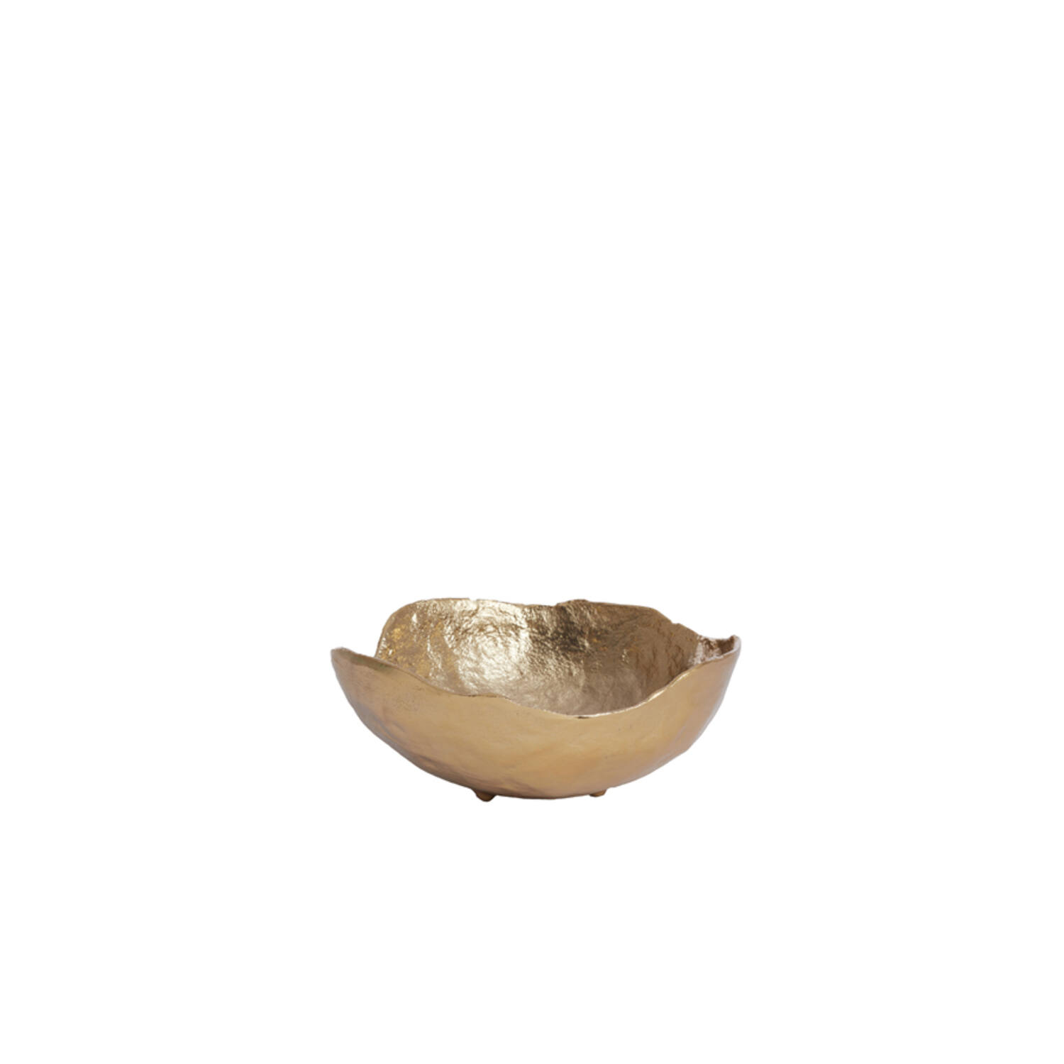 Dish 21x19x8,5 cm HAZAL light gold