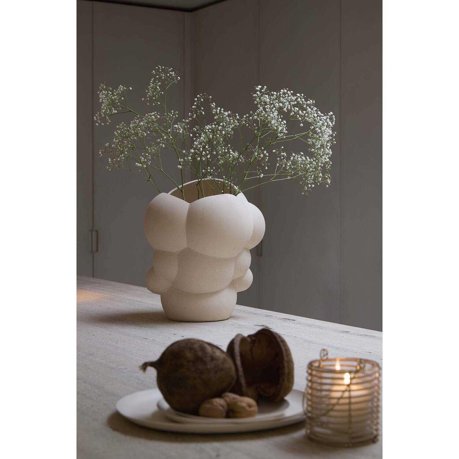Dish 28,5x26x1,5 cm KOTAO cream