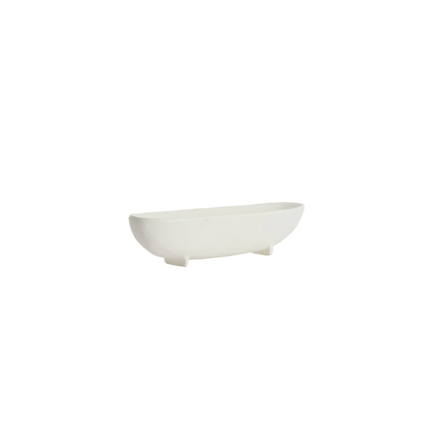 Dish on base 38x15x9 cm ROSANA cream