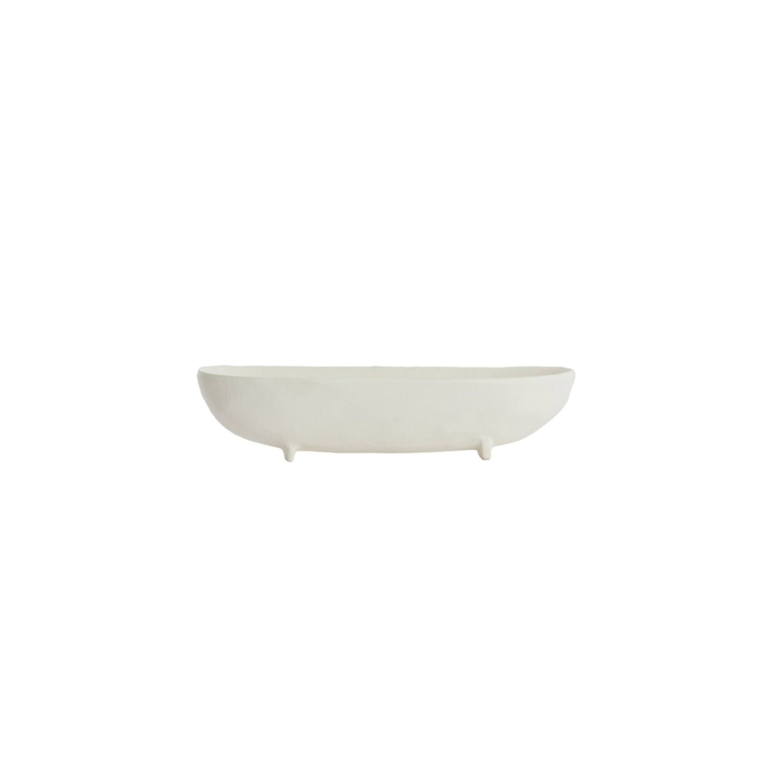 Dish on base 38x15x9 cm ROSANA cream