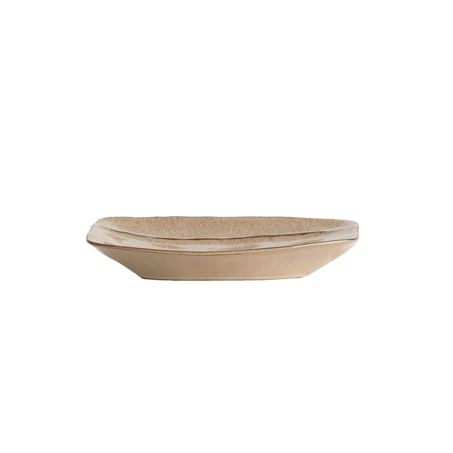 Dish 45,5x25x7,5 cm BENFICO shiny beige