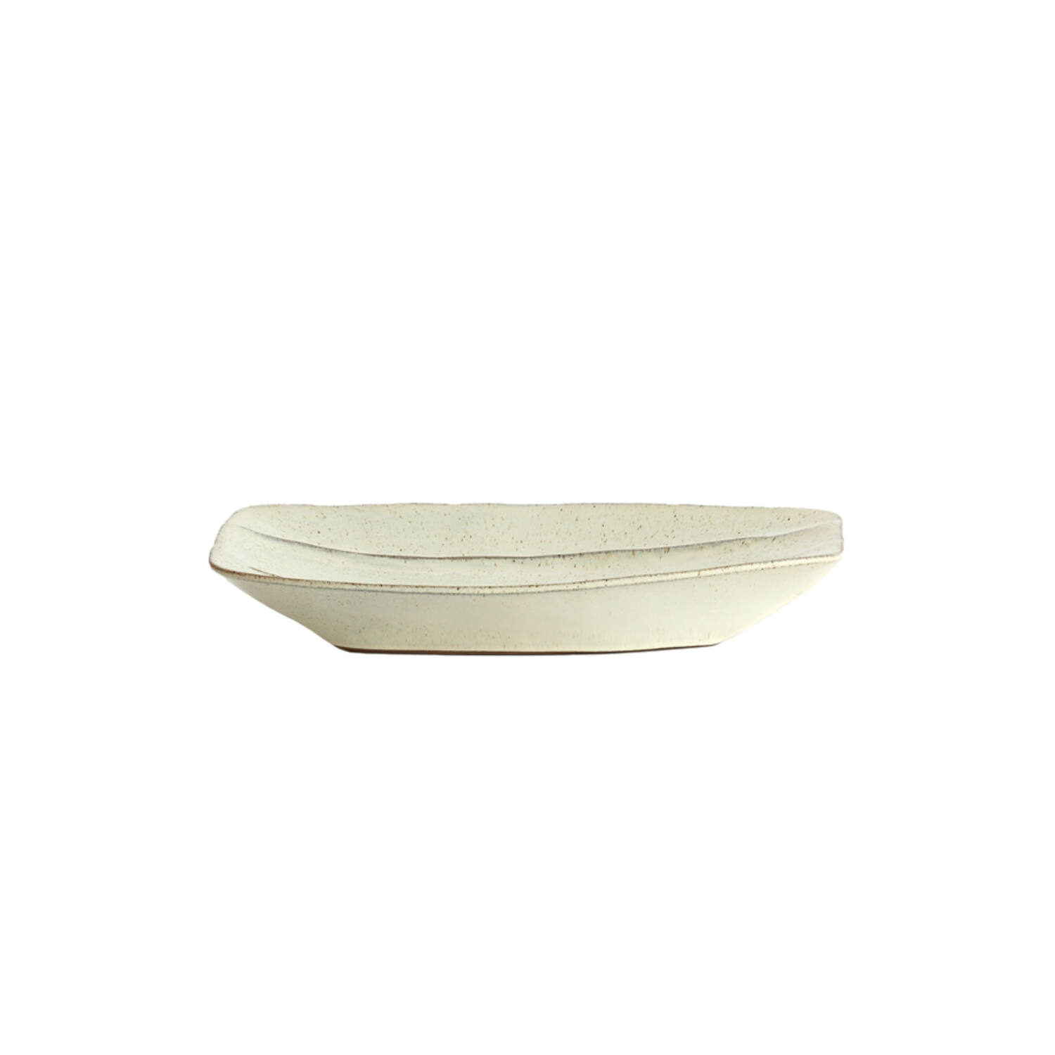 Schaal 45,5x25x7,5 cm BENFICO mat crème-zand