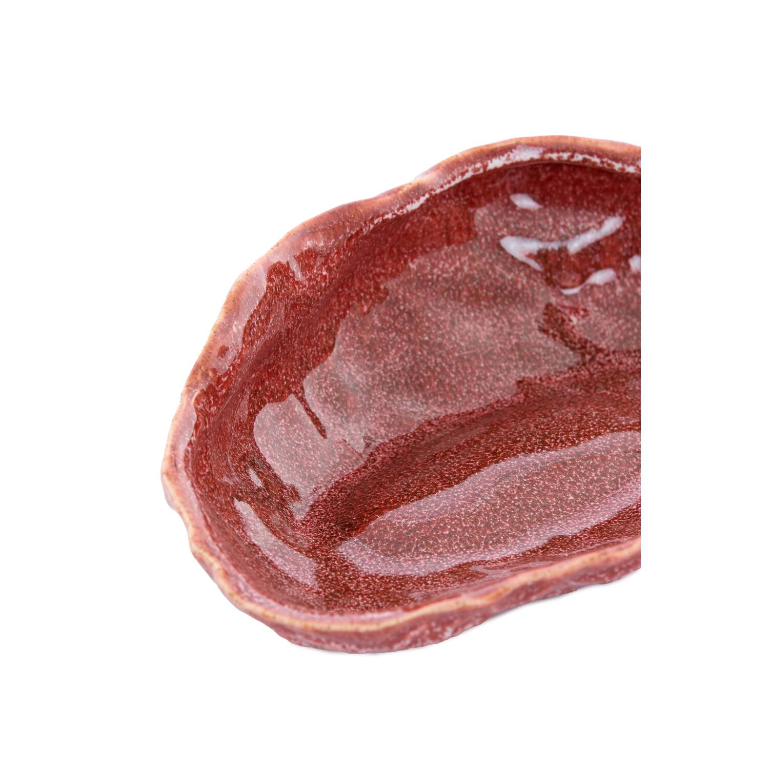 Dish 14,5x9x4 cm KALAKO ceramics coral
