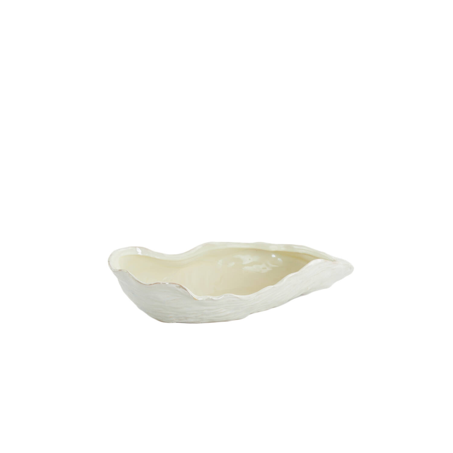Dish 41x20,5x10 cm KALAKO ceramics cream pearl