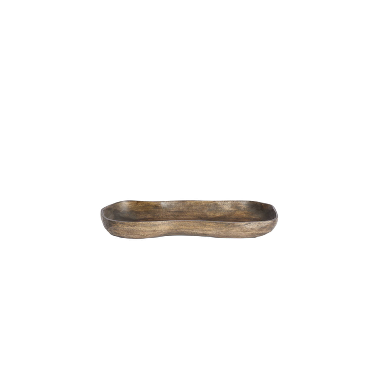 Dish 45x17,5x5 cm BUGABA wood antique brown