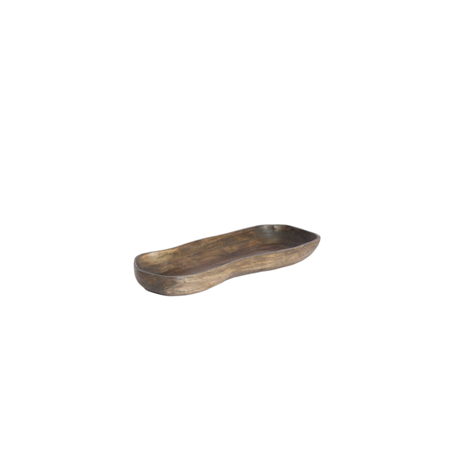 Dish 45x17,5x5 cm BUGABA wood antique brown