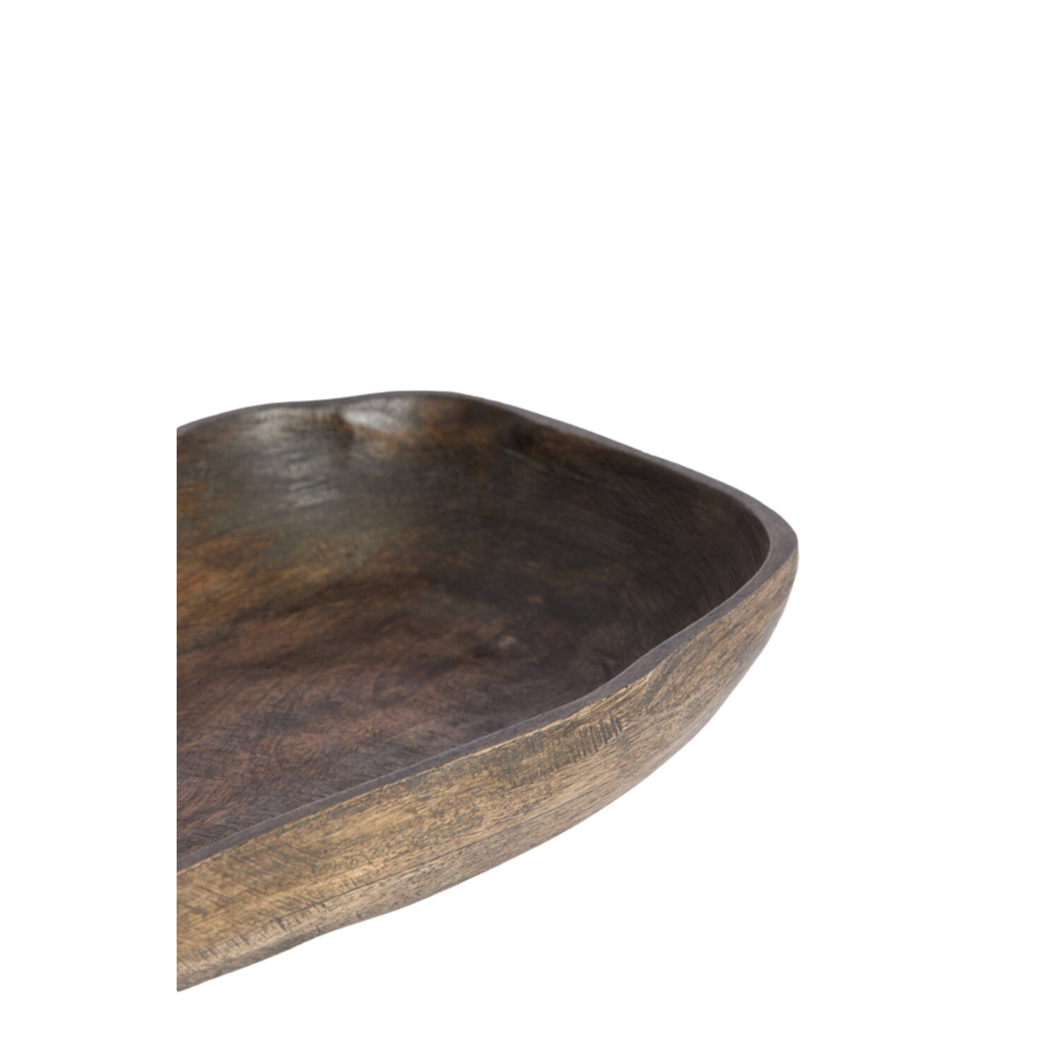 Dish 45x17,5x5 cm BUGABA wood antique brown
