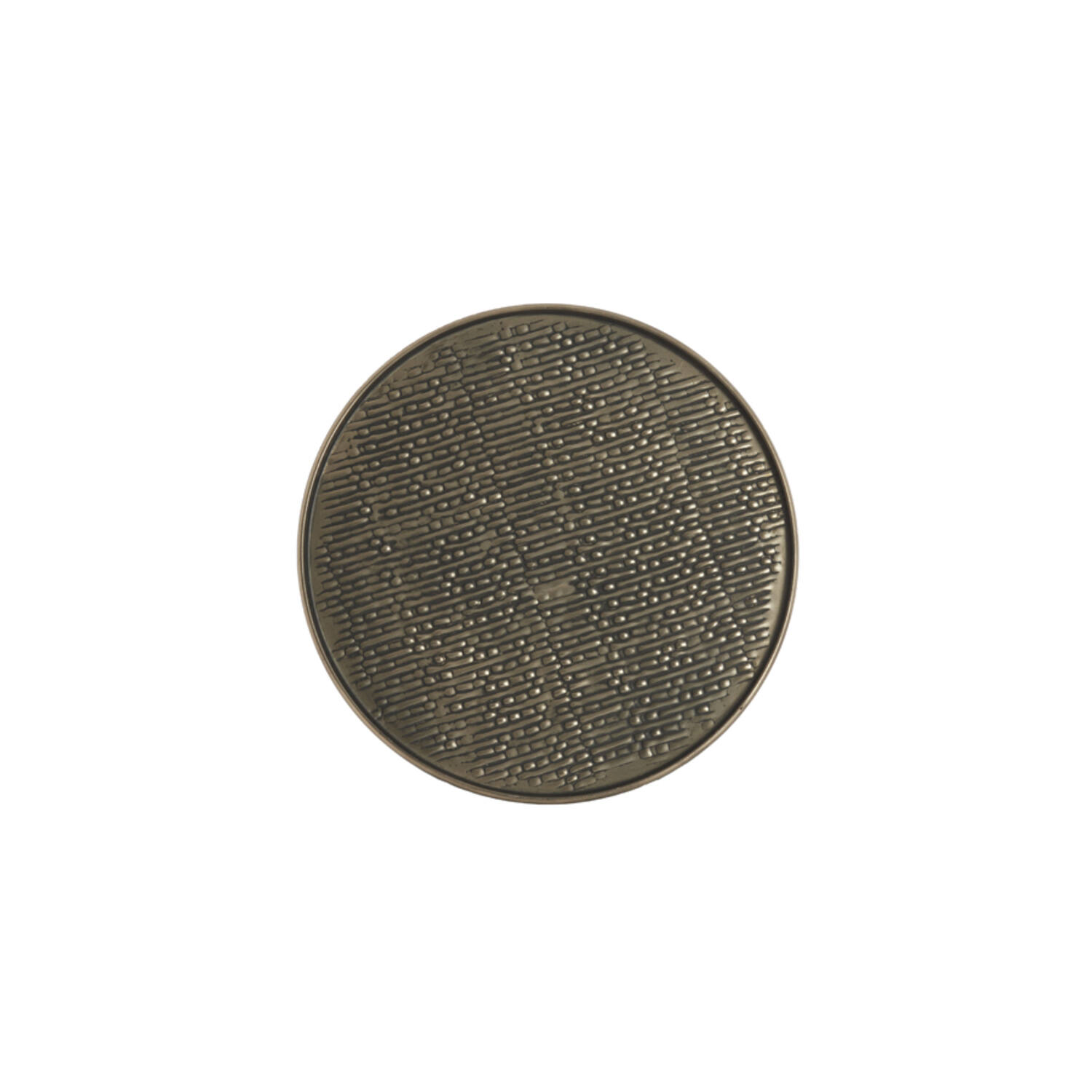 Dish Ø32x1 cm MANAROLA brown bronze