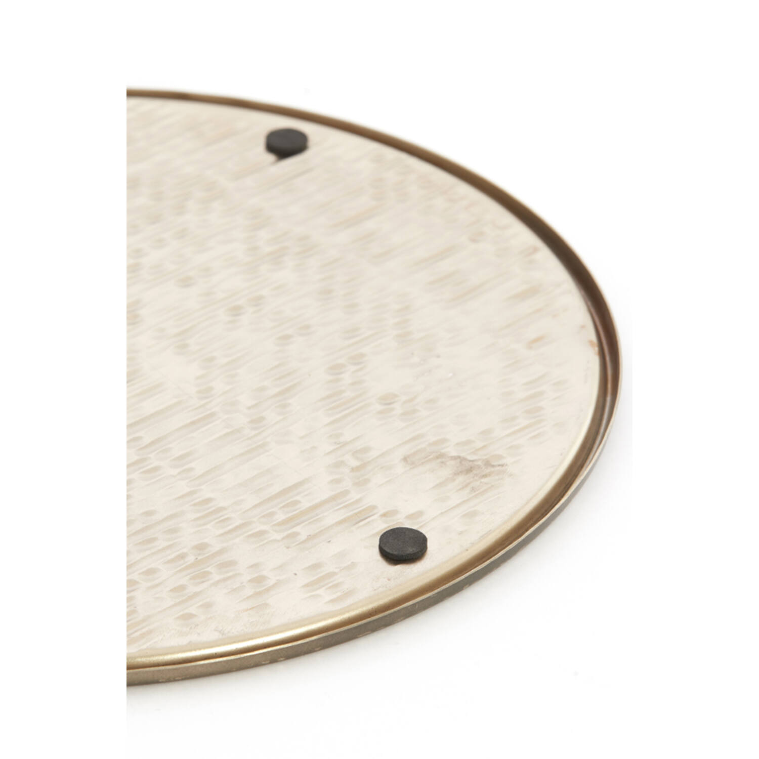 Dish Ø32x1 cm MANAROLA brown bronze