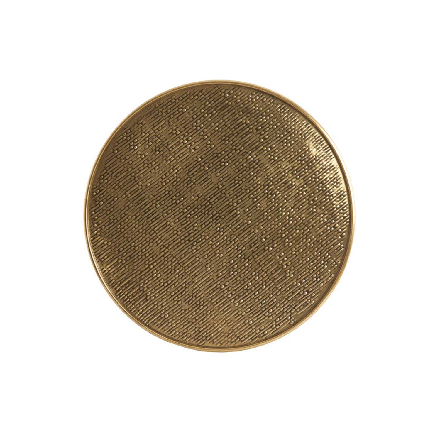 Dish Ø51x1 cm MANAROLA antique bronze