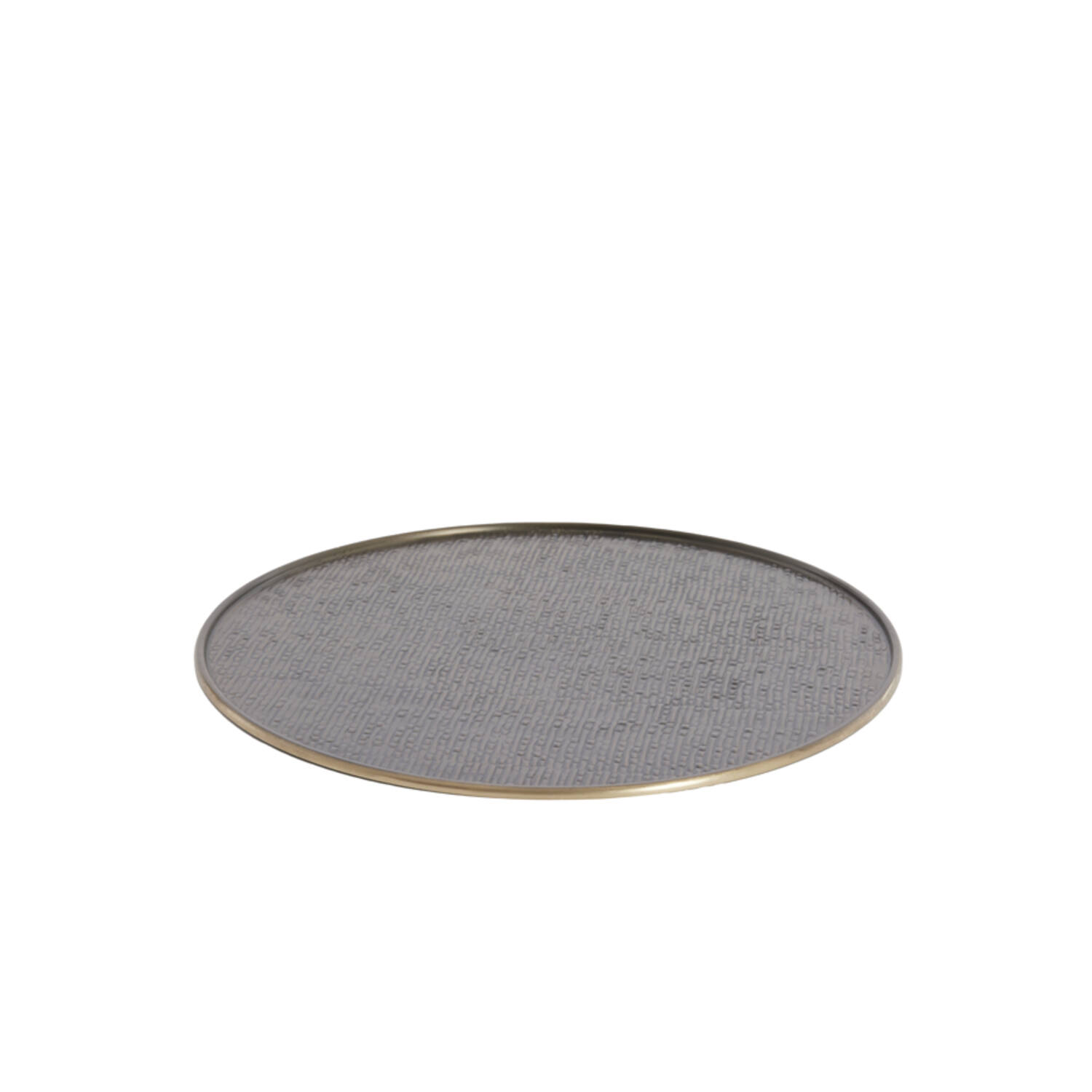 Dish Ø51x1 cm MANAROLA brown bronze