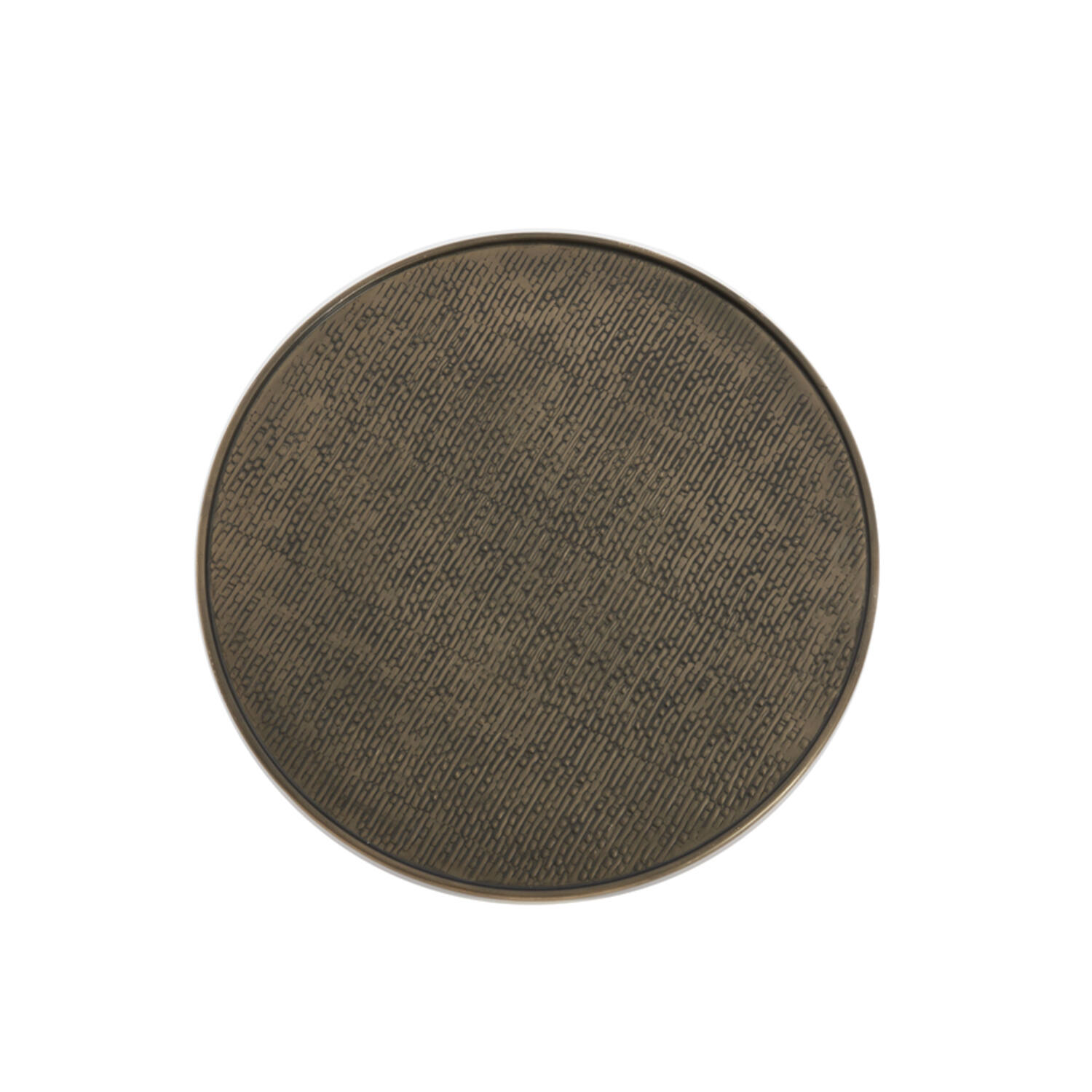 Dish Ø51x1 cm MANAROLA brown bronze