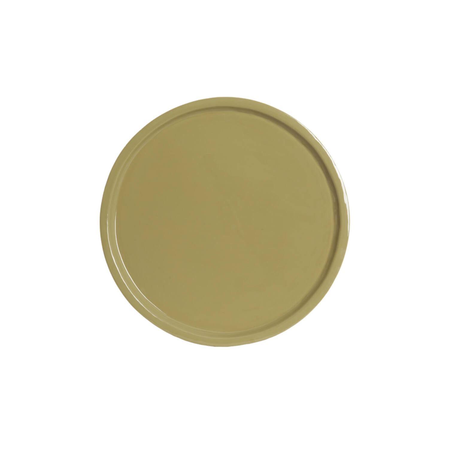 Dish Ø42x5 cm ADA shiny taupe