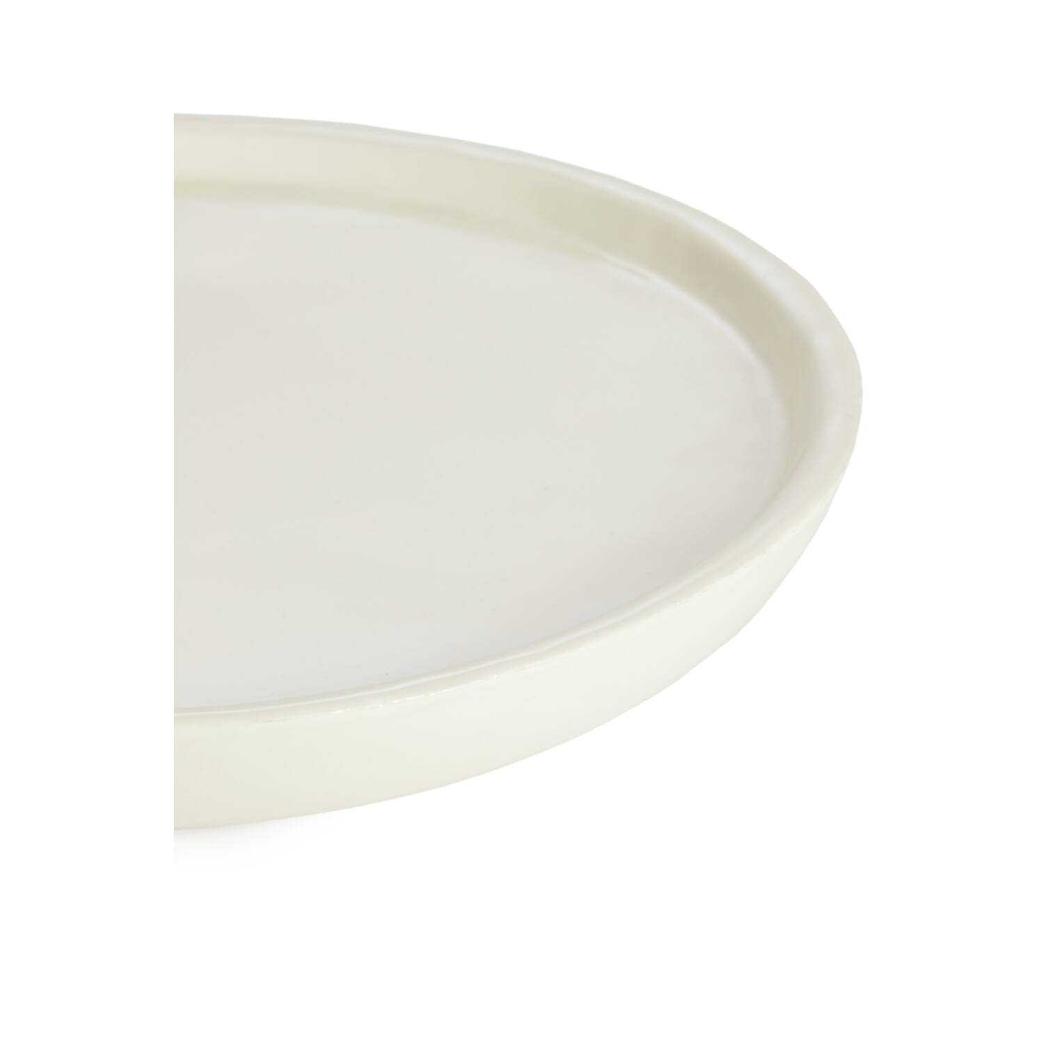 Dish Ø42x5 cm ADA shiny cream