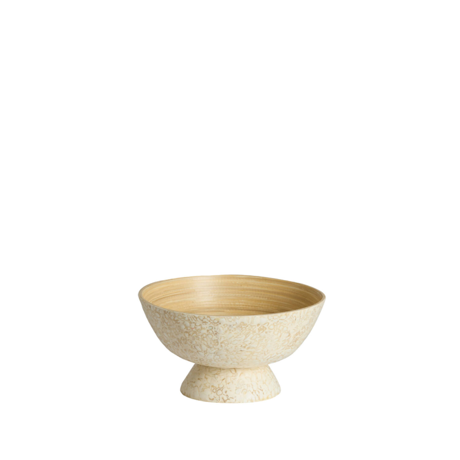 Dish Ø23x13,5 cm GRACIO bamboo natural+cream