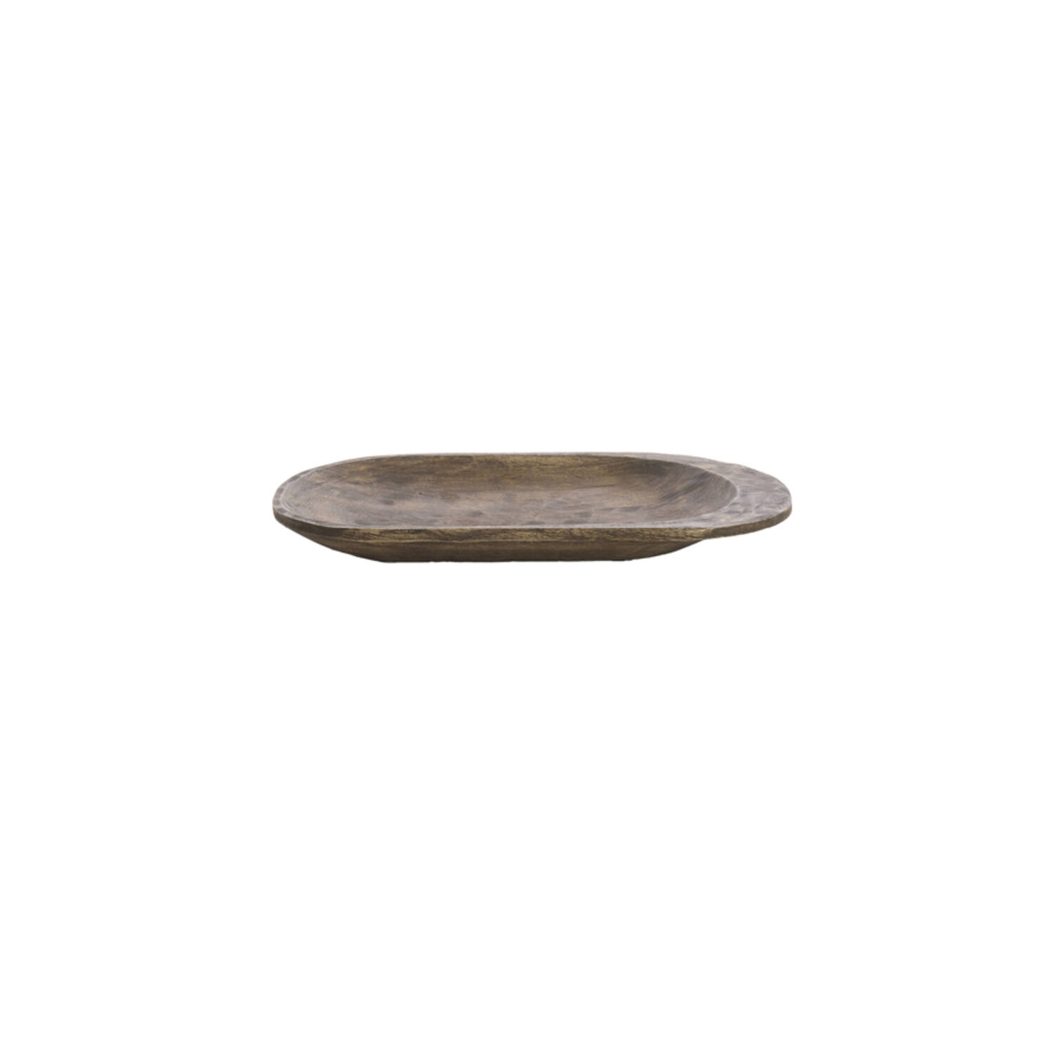 Dish 38x22x3,5 cm RAPLA mango wood antique brown