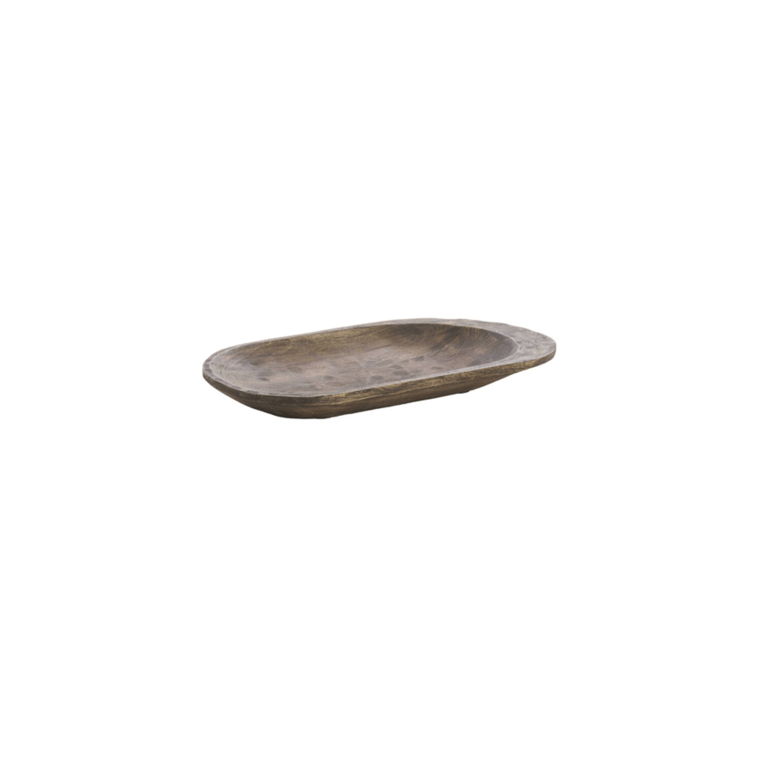 Dish 38x22x3,5 cm RAPLA mango wood antique brown