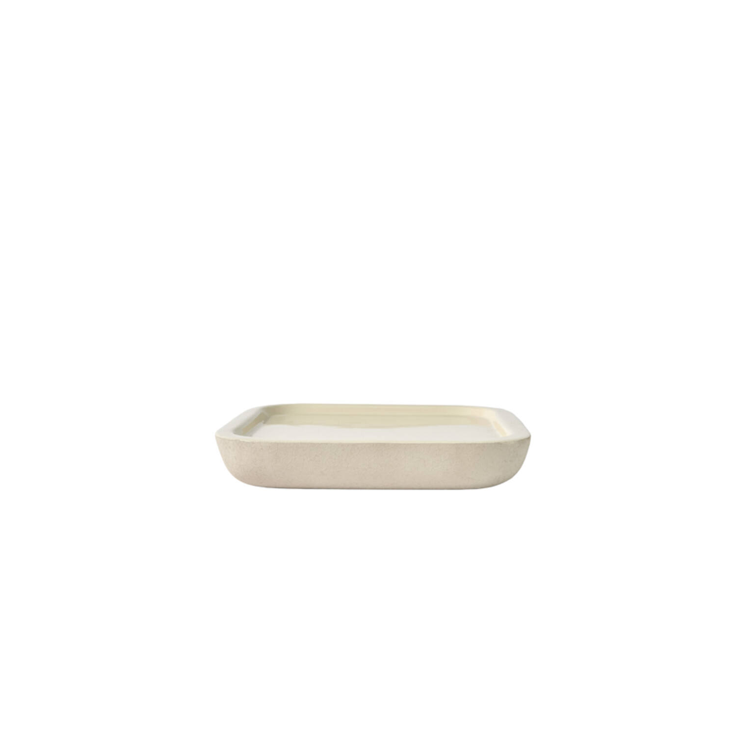 Dish 30x30x5 cm VITCH shiny cream+matt cream