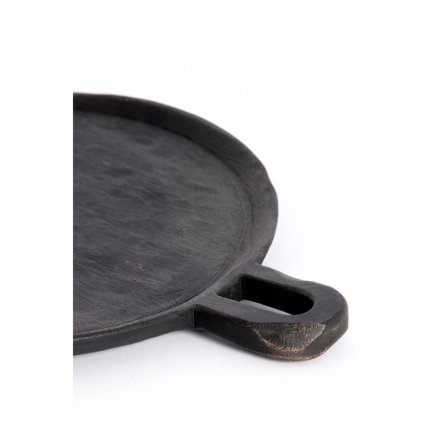 Snijplank 47x39x2,5 cm ISOLO mango hout zwart