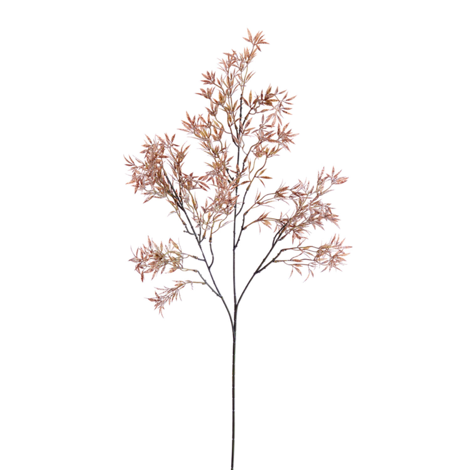 Artificial flower Ø15x88 cm NANDINA brown+red
