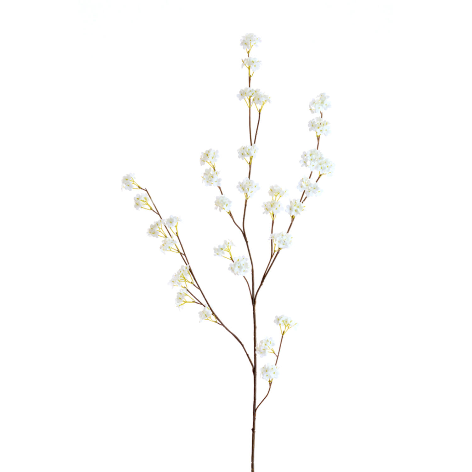 Artificial flower 30x5x122 cm SPIRACEA cream