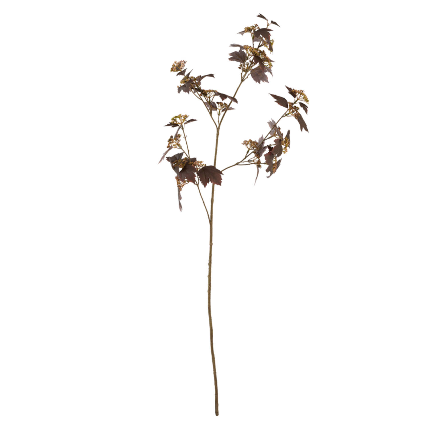 Artificial flower 20x10x110 cm MAPLE burgundy-dark brown