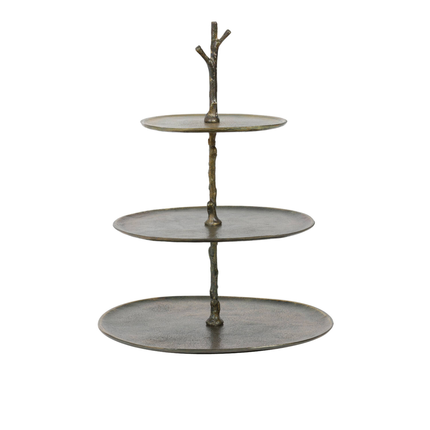 Stand 3 layers 35x31x45 cm TRESA antique bronze