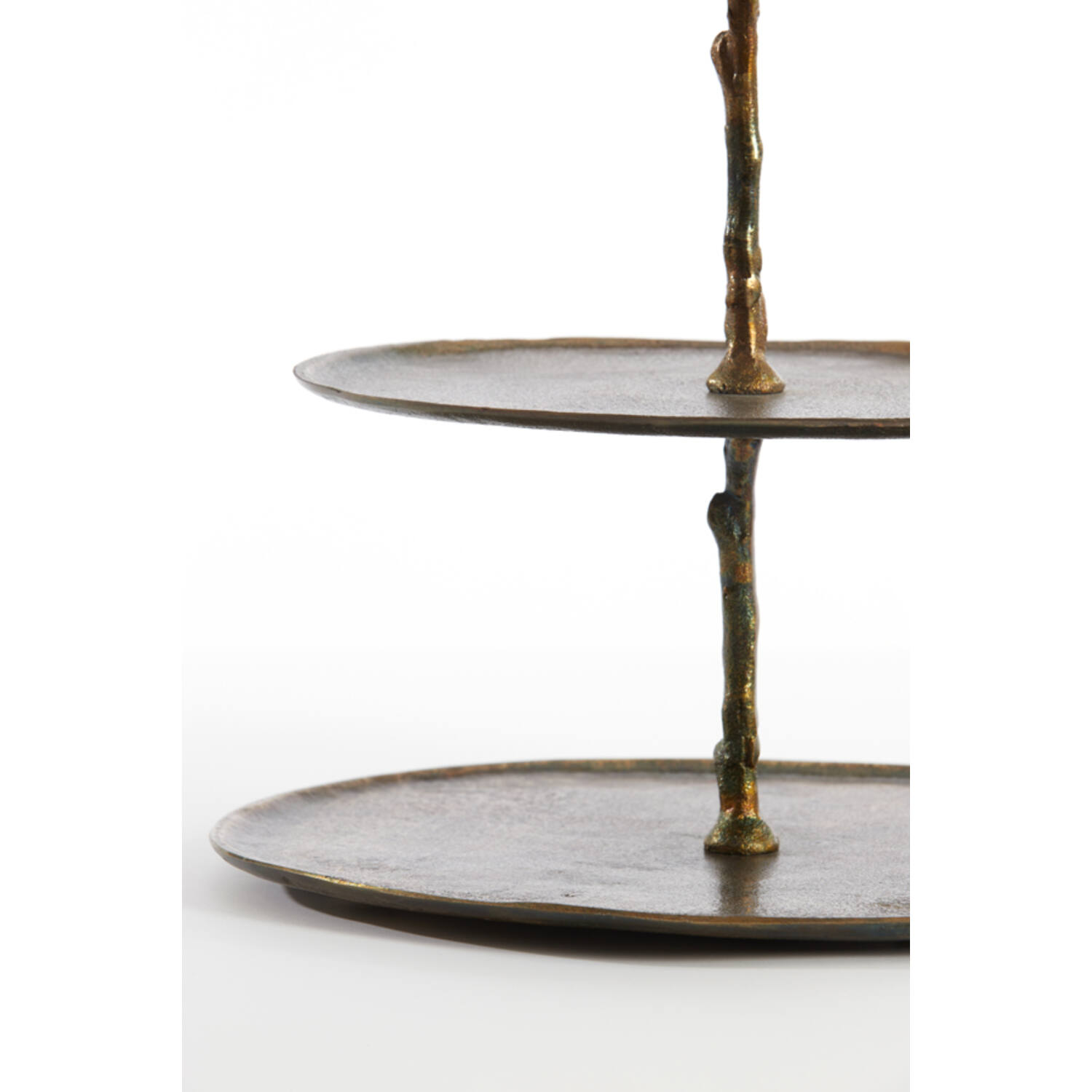 Stand 3 layers 35x31x45 cm TRESA antique bronze