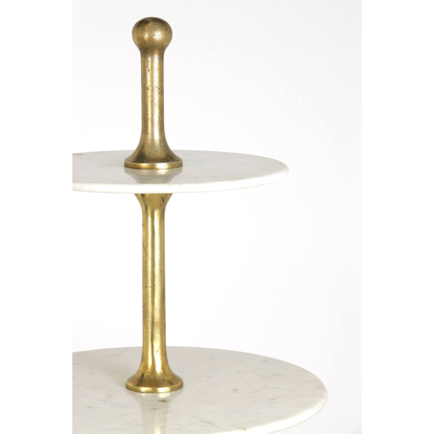 Etagere 5 laags Ø79x175 cm VERMENTINO marmer wit