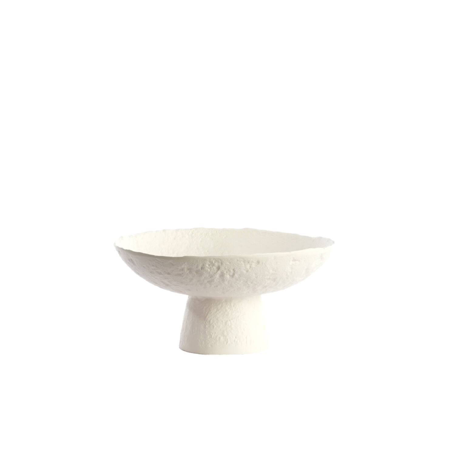 Bandeja a pie Ø31x15,5 cm OTA crema
