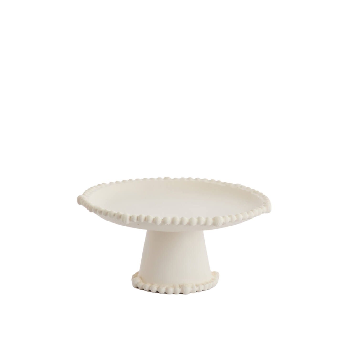 Dish on base Ø25,5x11,5 cm OTO cream
