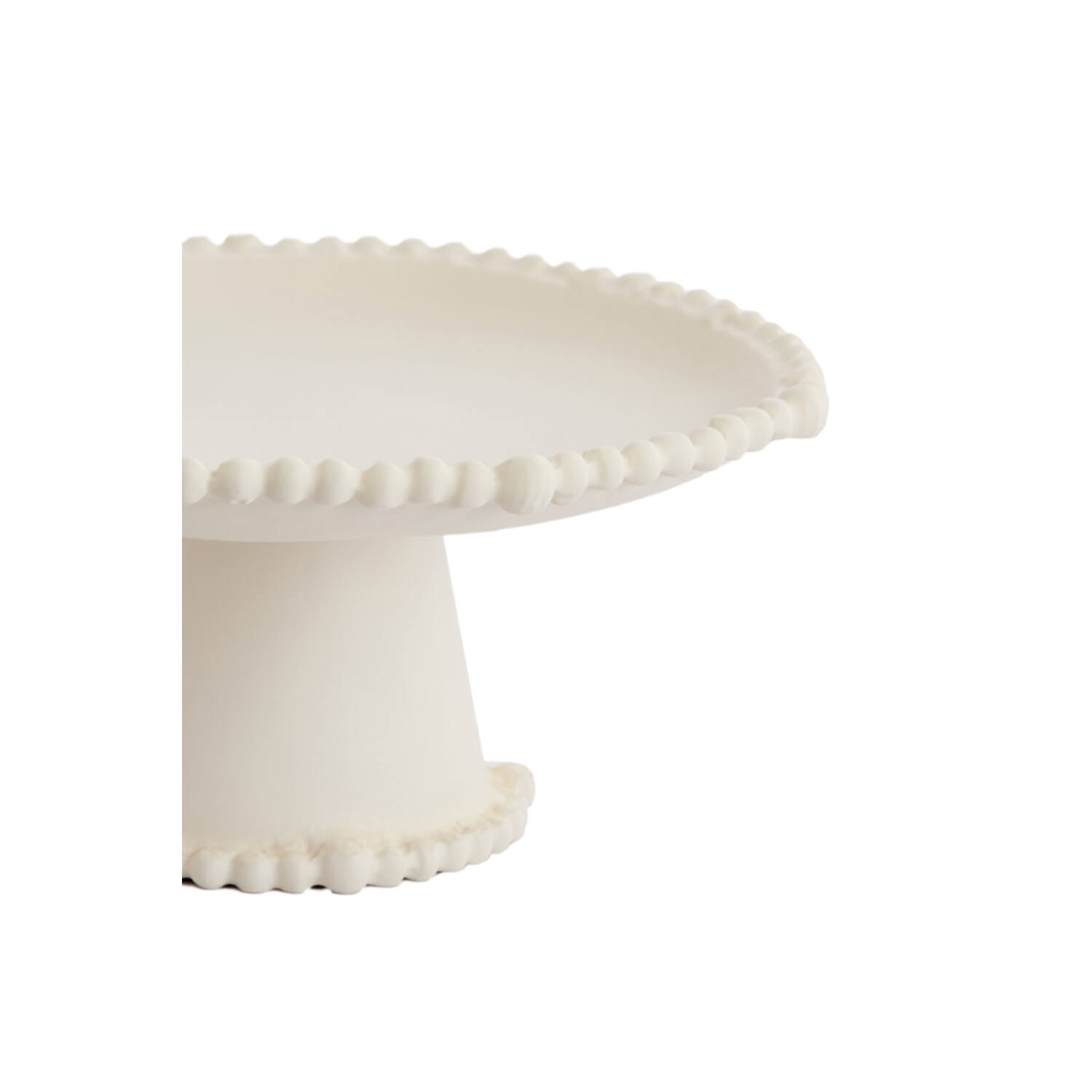 Dish on base Ø25,5x11,5 cm OTO cream